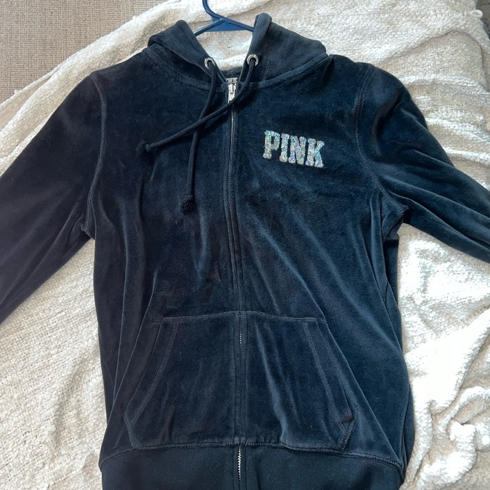 PINK ZIP UP.
